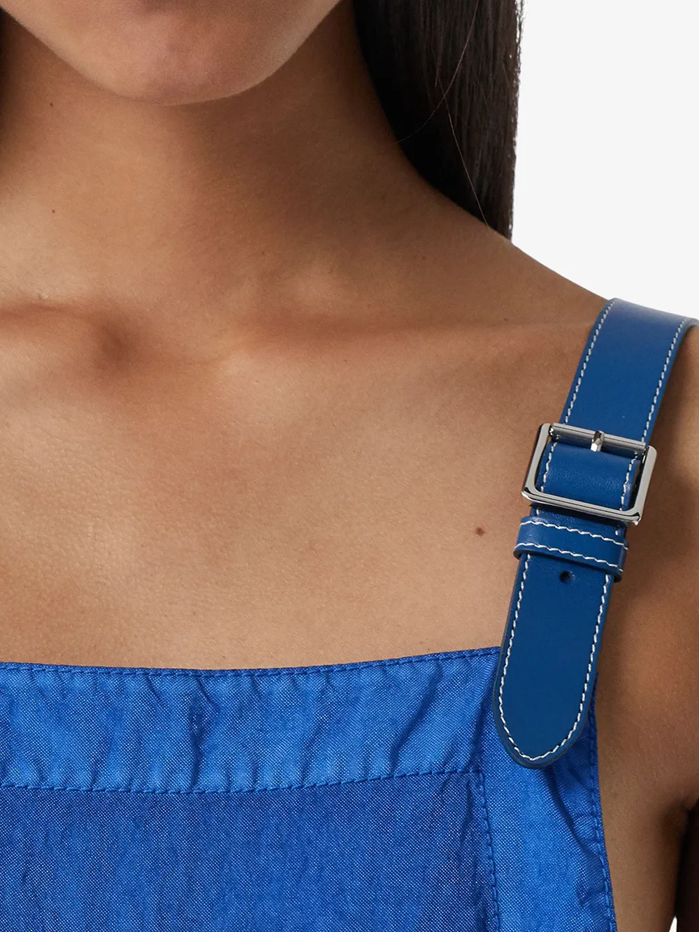 фото Burberry комбинезон с контрастной окантовкой