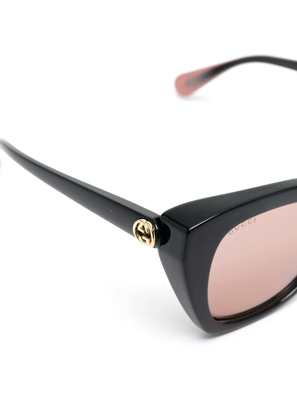 фото Gucci eyewear солнцезащитные очки с логотипом interlocking g