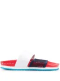 adidas by Stella McCartney mesh-panel slides - Blue