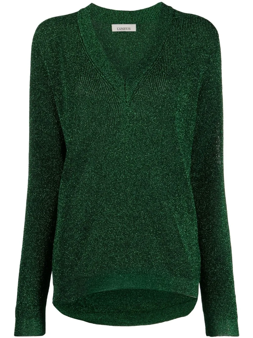 green glitter jumper