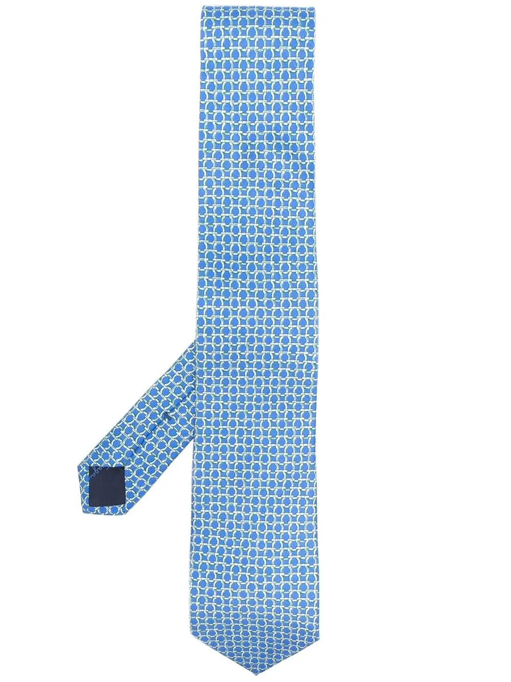 Ferragamo Zijden stropdas Blauw