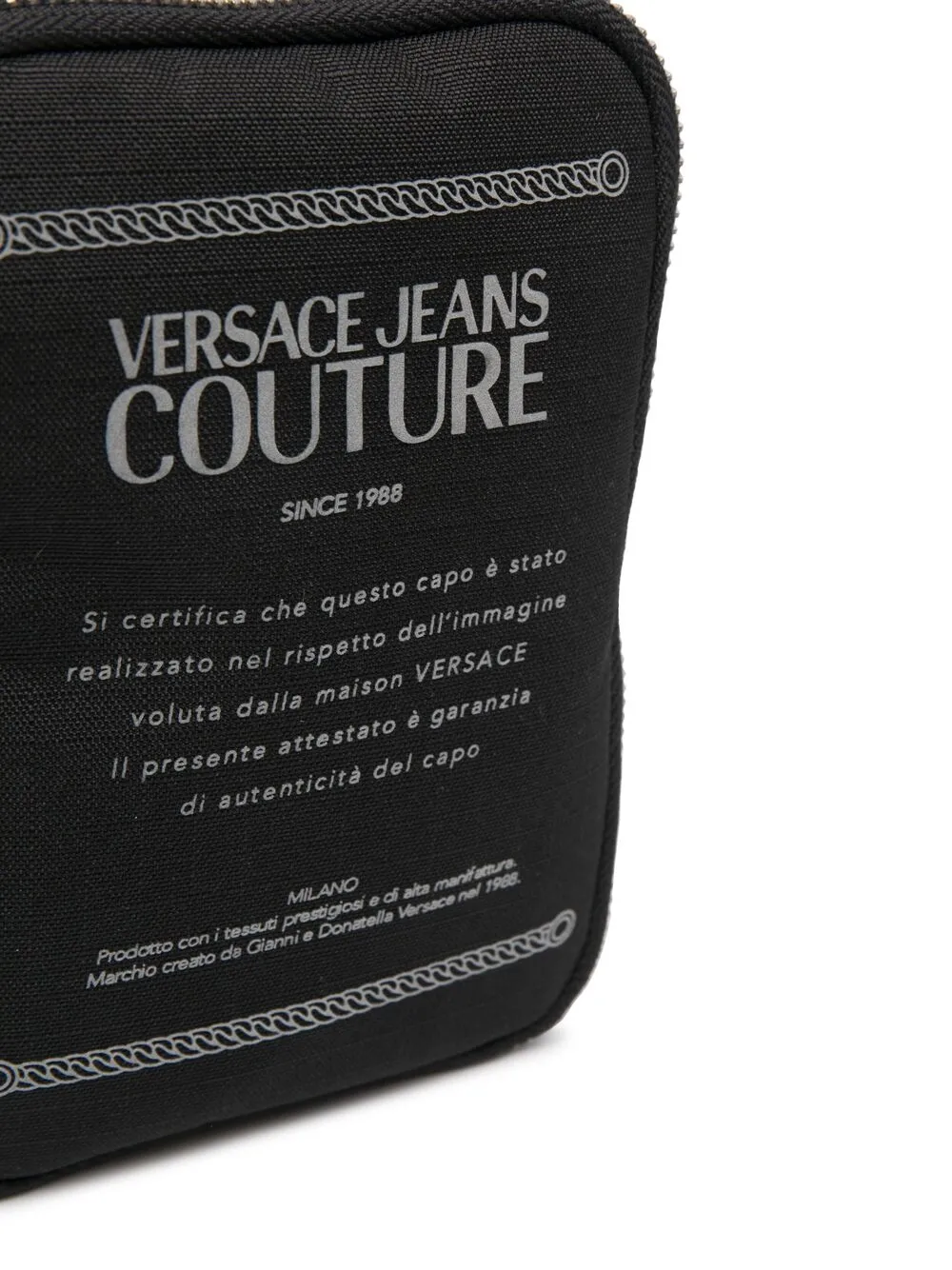 фото Versace jeans couture сумка-мессенджер etichetta