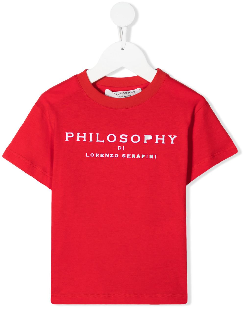 фото Philosophy di lorenzo serafini kids футболка с вышитым логотипом