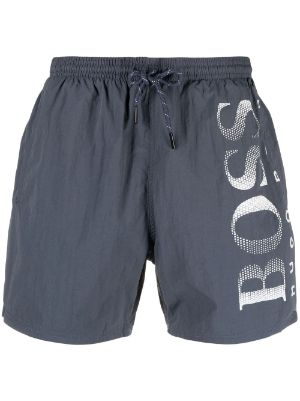 grey hugo boss swim shorts