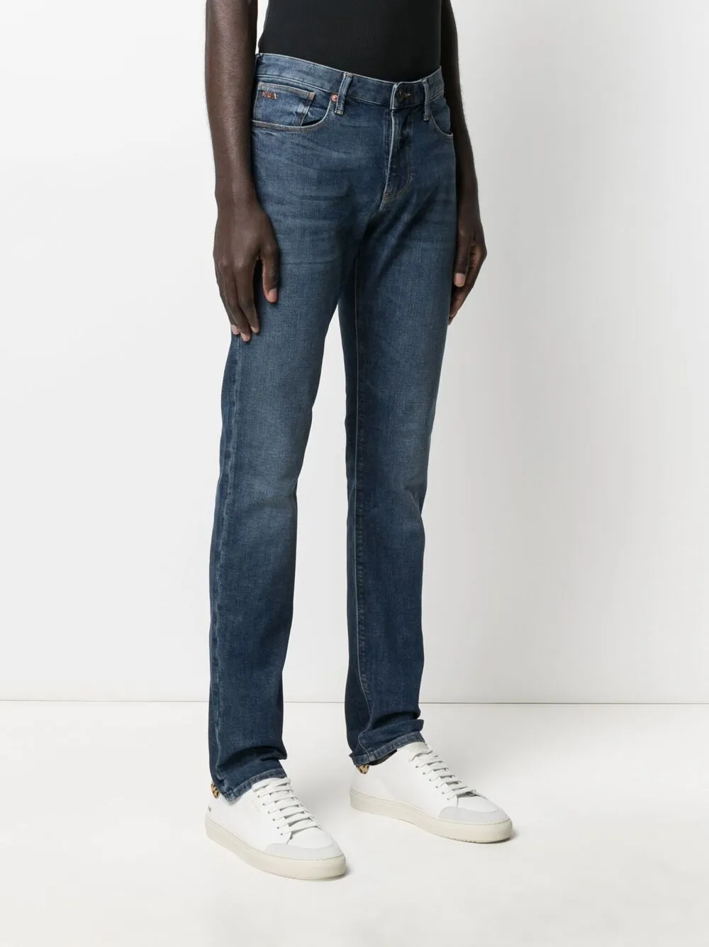 фото Emporio armani прямые джинсы средней посадки