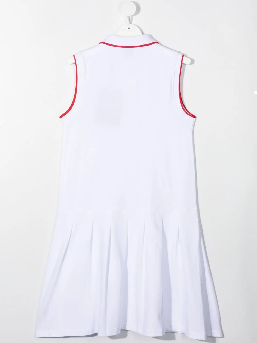 фото Burberry kids платье с воротником поло и отделкой в полоску