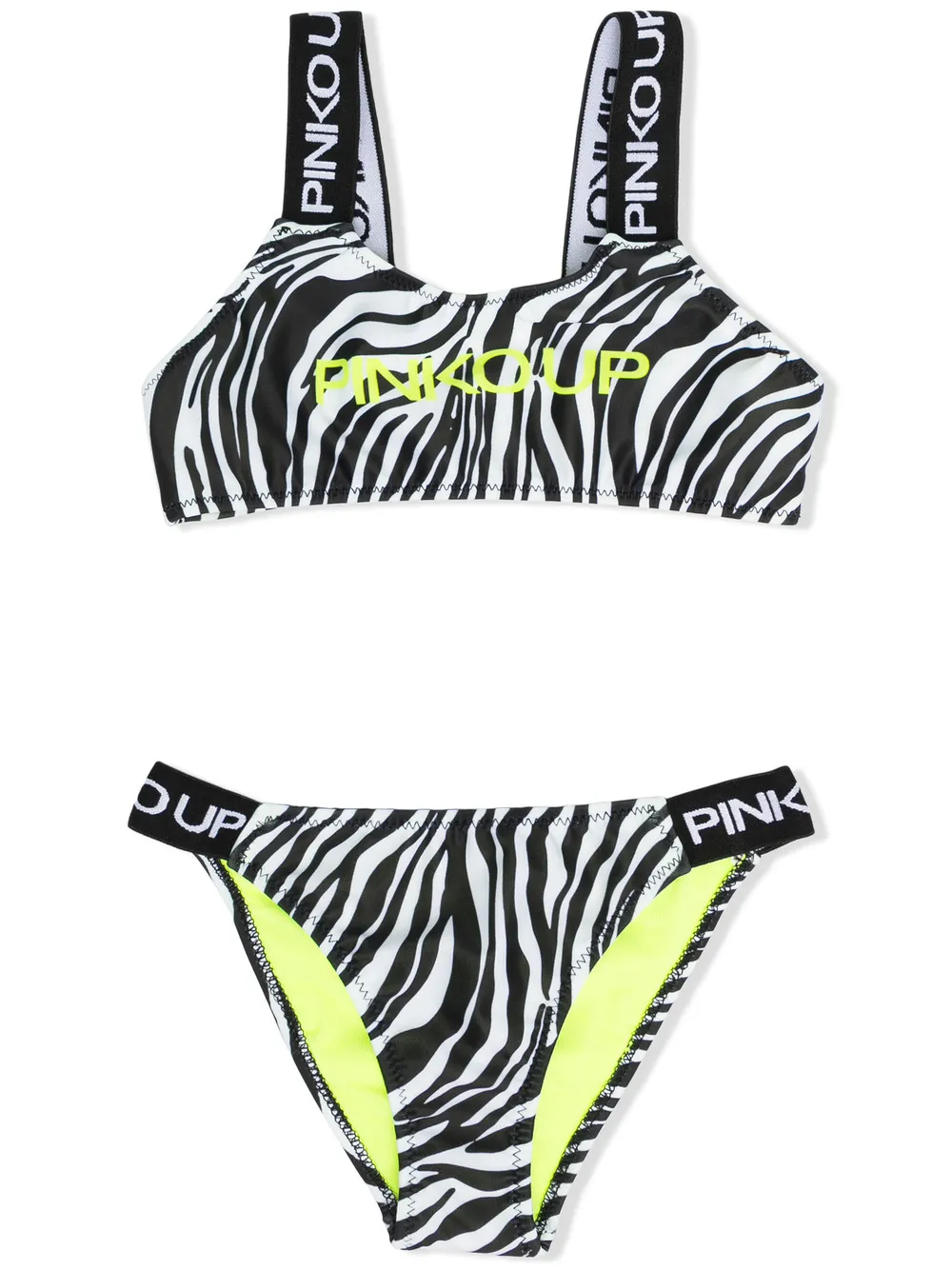 Pinko Kids бикини с зебровым принтом