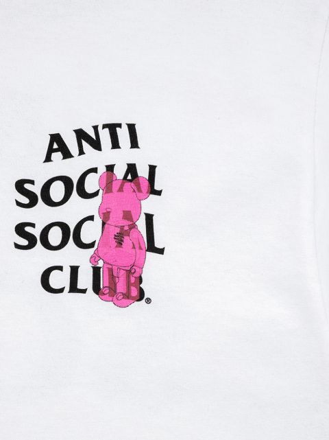 Anti Social Social Club white x Be@rbrick T-shirt for men | AS0151 at ...