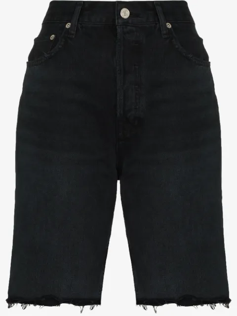 AGOLDE knee-length denim shorts