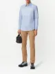 Image 2 of Burberry logo-print pinstripe shirt