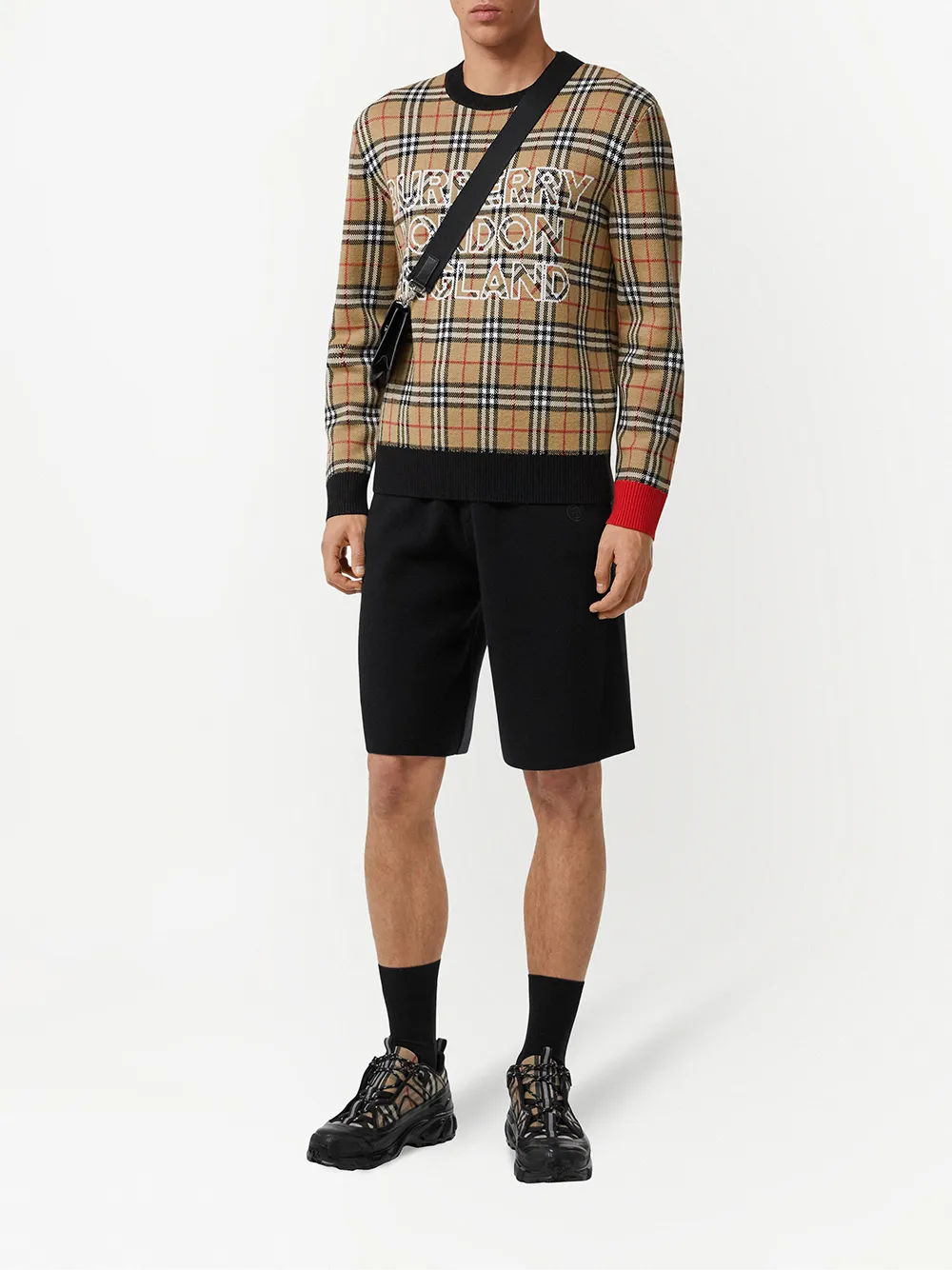 Image 2 of Burberry Vintage Check jacquard jumper
