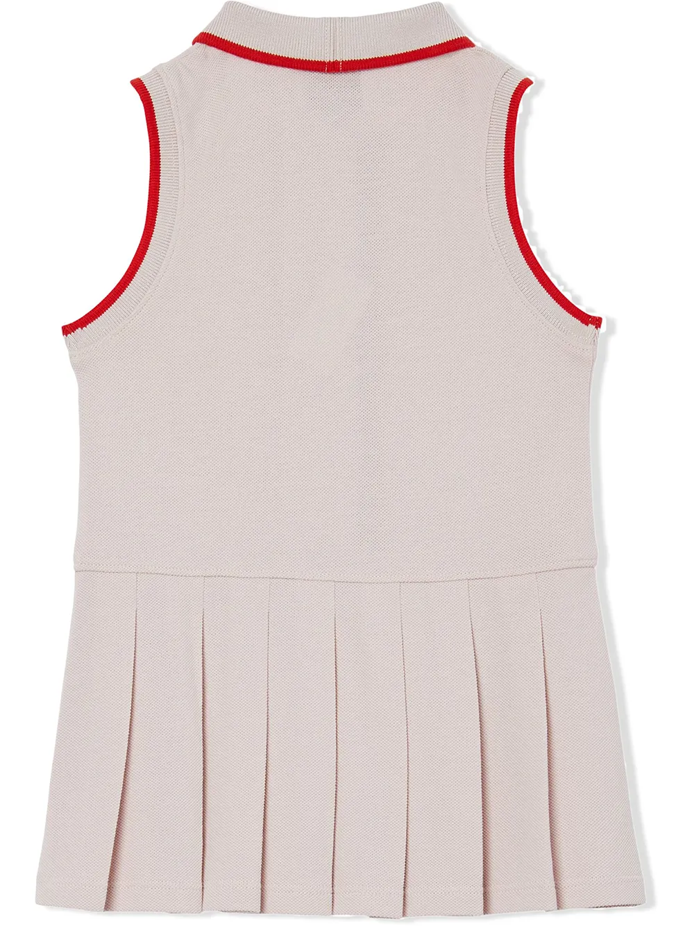 фото Burberry kids платье поло с полоской icon stripe