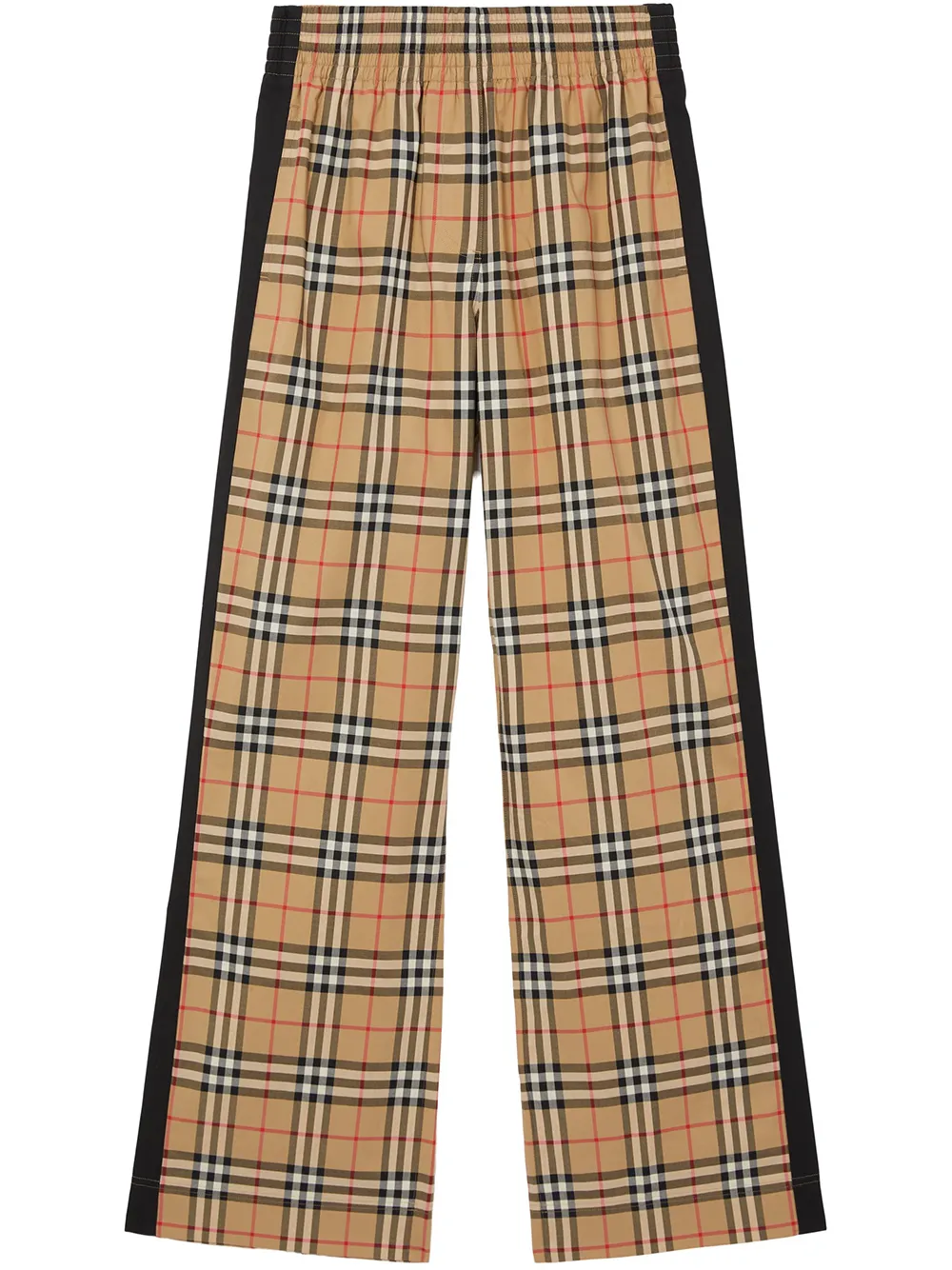 фото Burberry брюки в клетку vintage check с завышенной талией