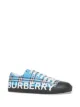 Image 2 of Burberry logo-print checked sneakers