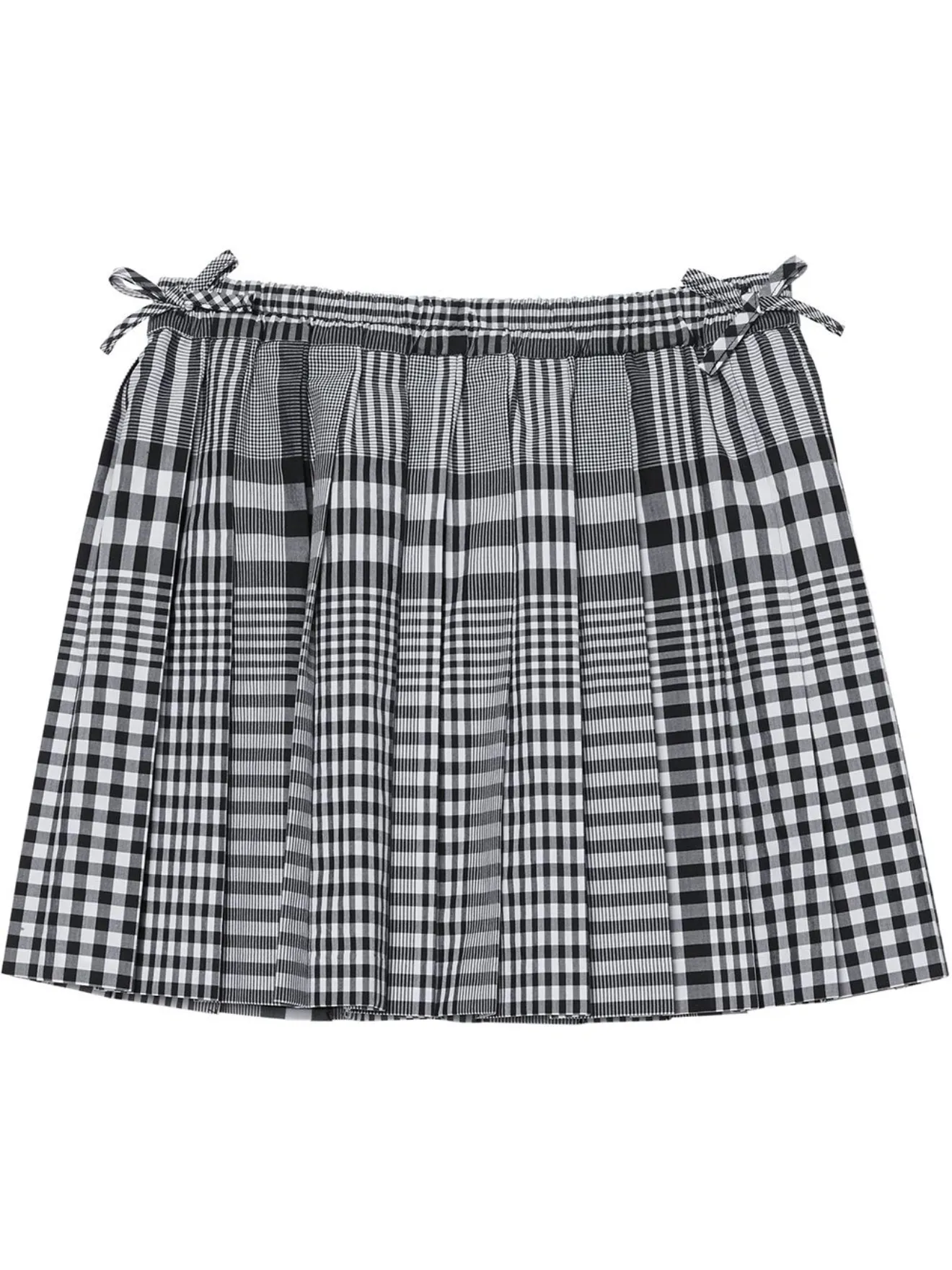 Gonna Plissettata Invernale Con Pantaloncino Integrato - Quadri Eleganti In Lana Calda - Foto 8