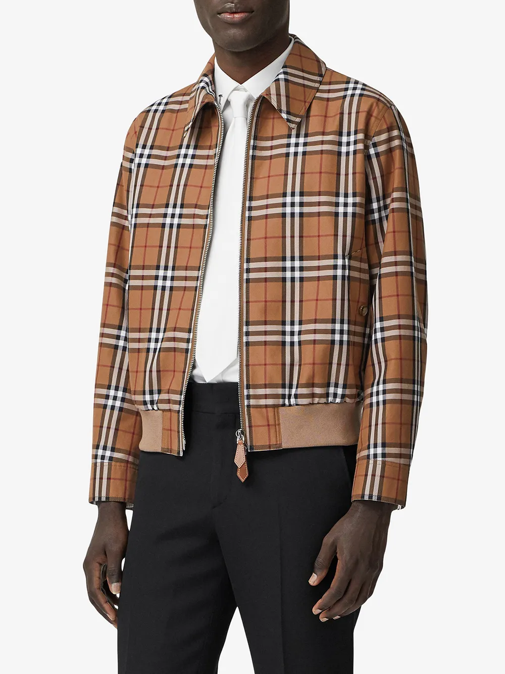 фото Burberry куртка harrington в клетку