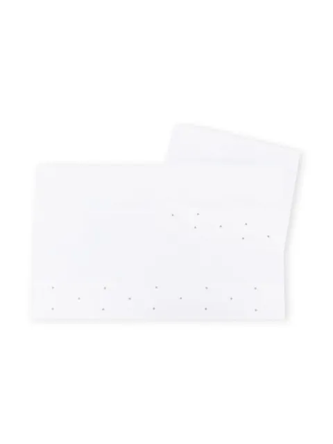 Little Bear embroidered dot blanket