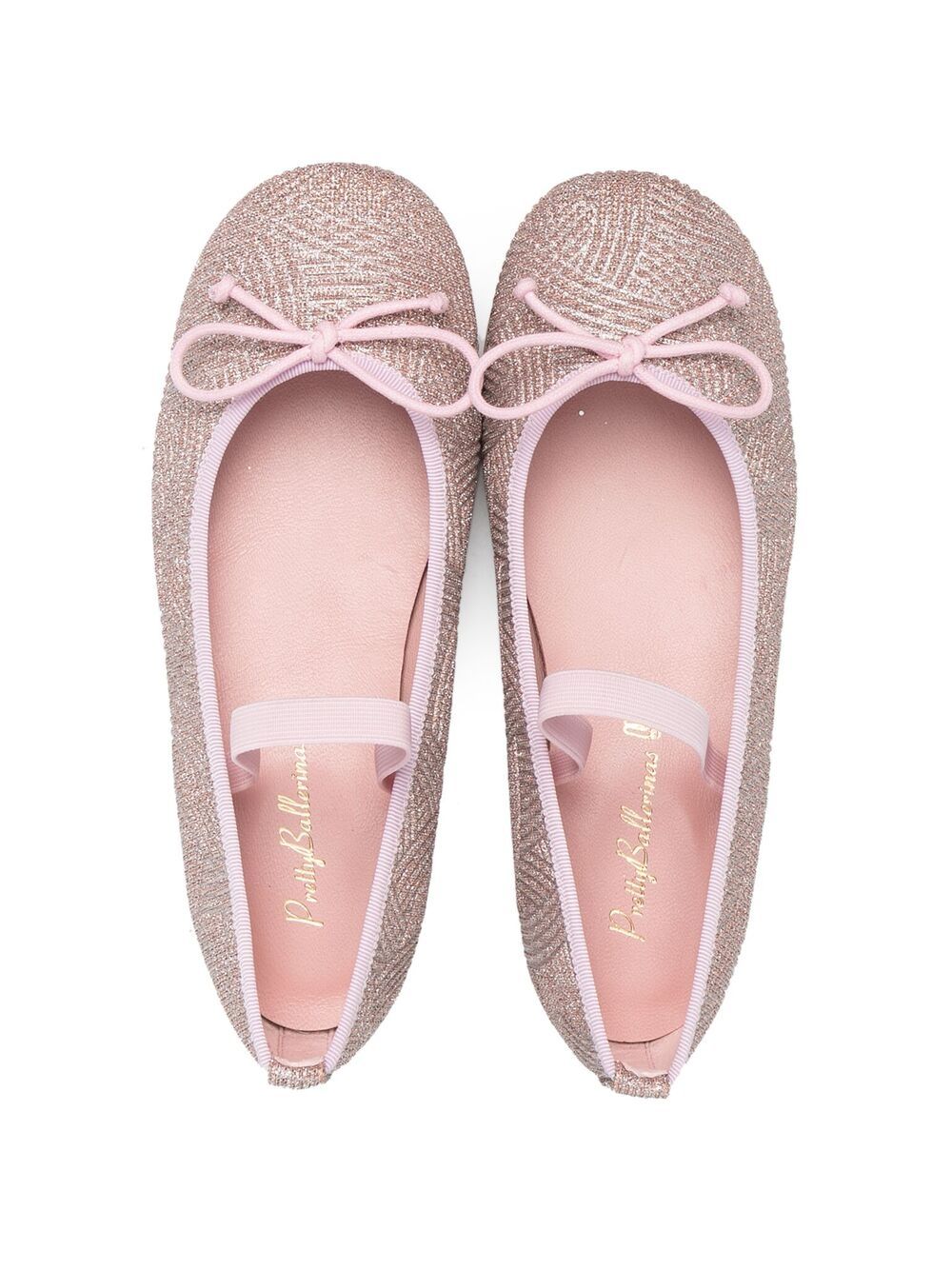 фото Pretty ballerinas kids queen sparkle-knit ballerinas