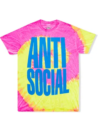 anti social tie dye shirt