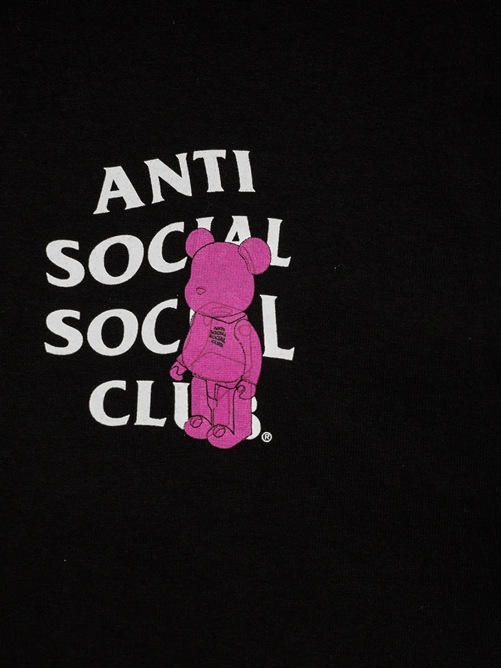 фото Anti social social club футболка из коллаборации с be@rbrick