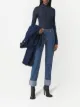 Image 2 of Burberry monogram-pattern denim jeans