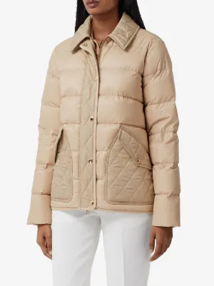 burberry puffer coat womens