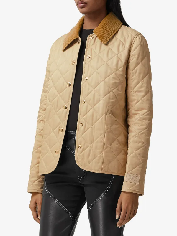 diamond quilted jacket burberry