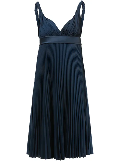 Burberry empire-line pleated dress