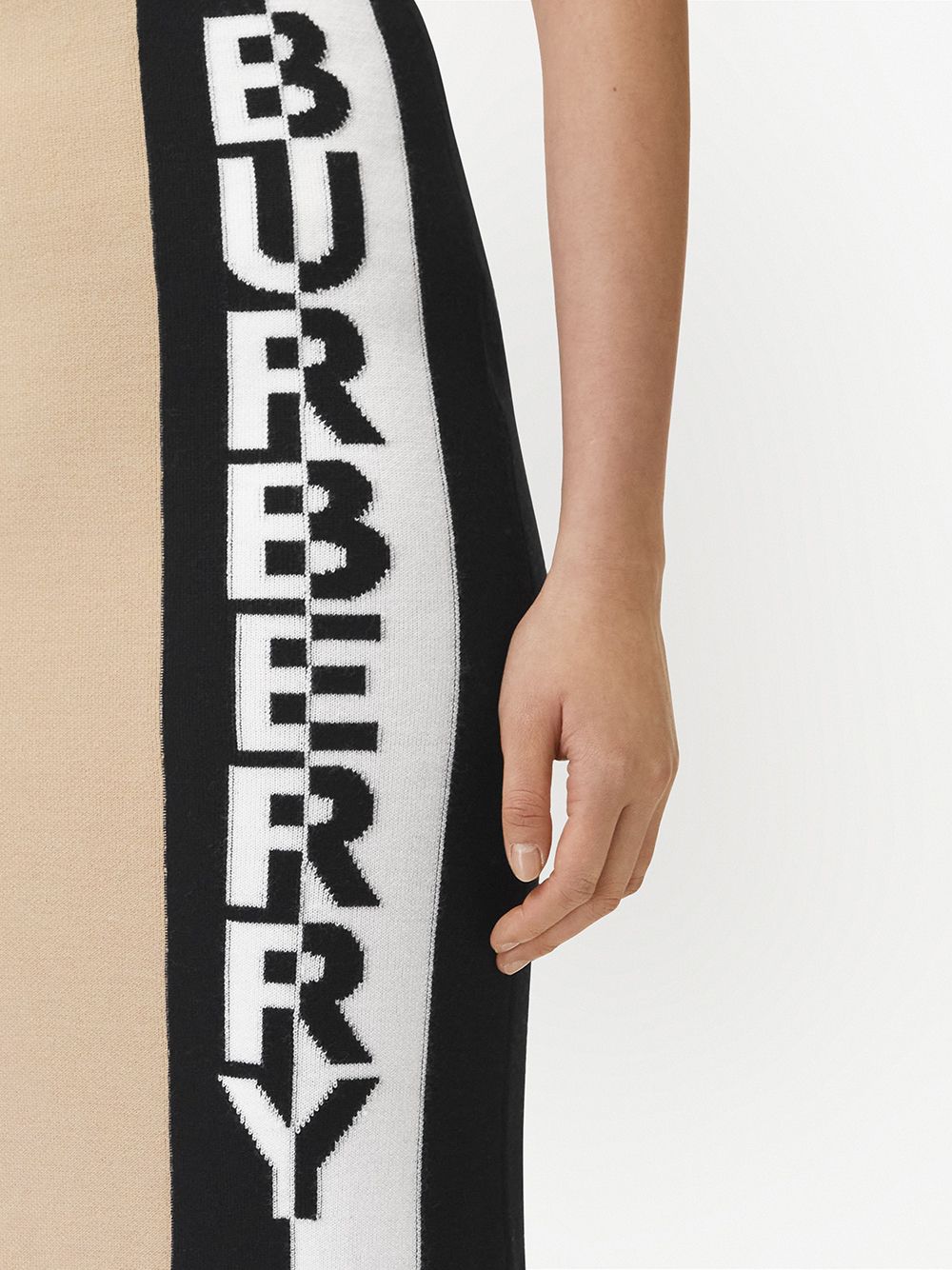 фото Burberry юбка с жаккардовым логотипом