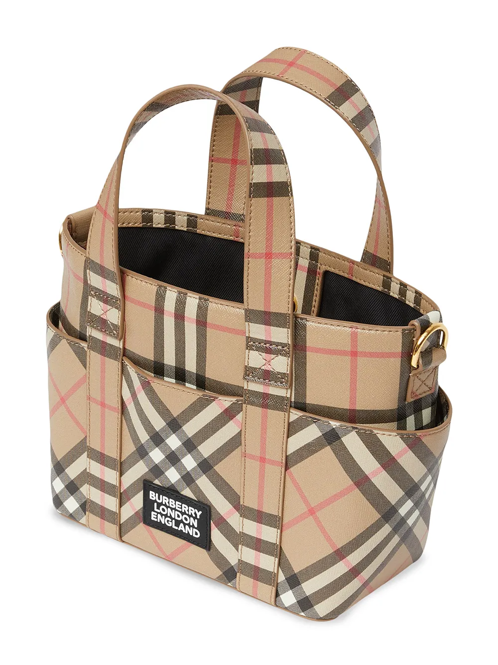 фото Burberry kids сумка-тоут в клетку vintage check с логотипом