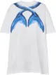 Image 1 of Burberry mermaid tail-print cotton T-shirt