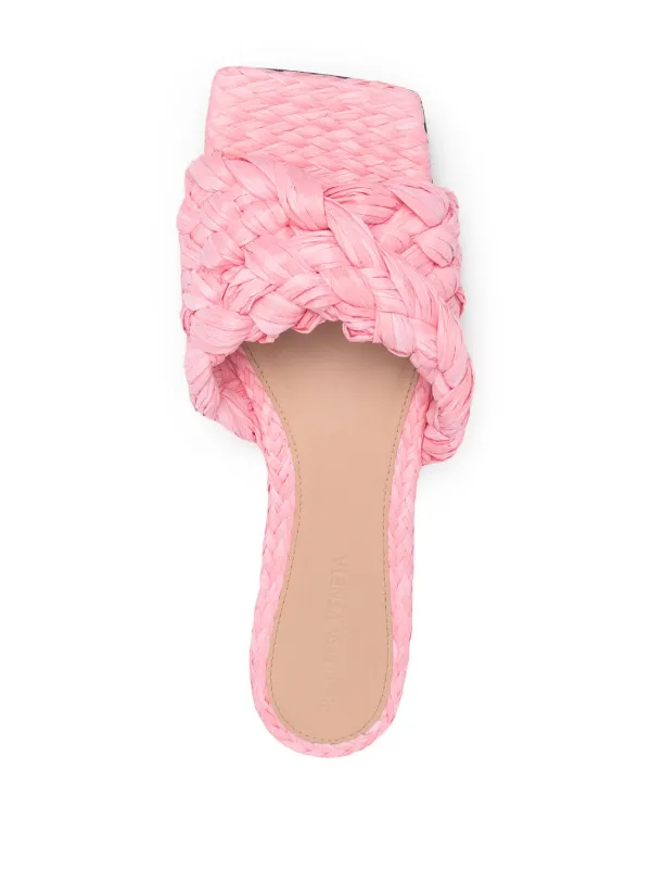 Bottega Veneta Stretch Intrecciato Flat Sandals Farfetch