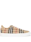 Burberry Vintage Check lace-up sneakers - Brown