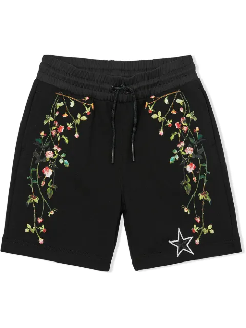 Burberry Kids floral-print shorts