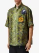 Burberry fish scale-print appliqué shirt