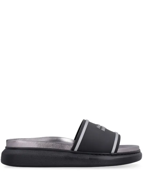 Alexander McQueen sandalias con logo estampado