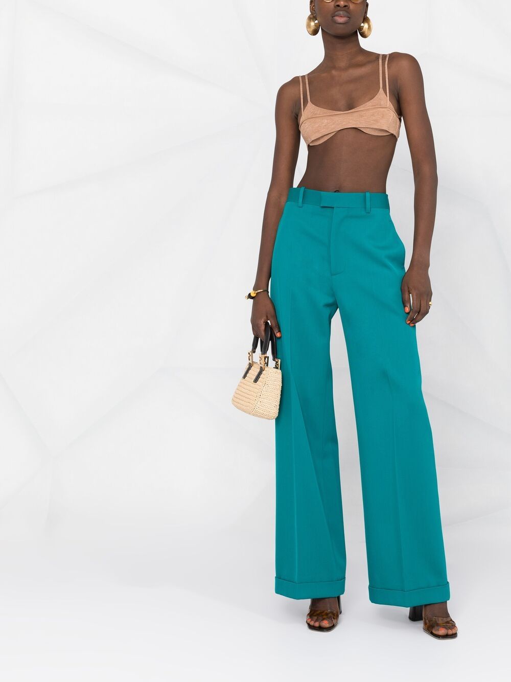 фото Jacquemus трикотажный топ le bandeau novio