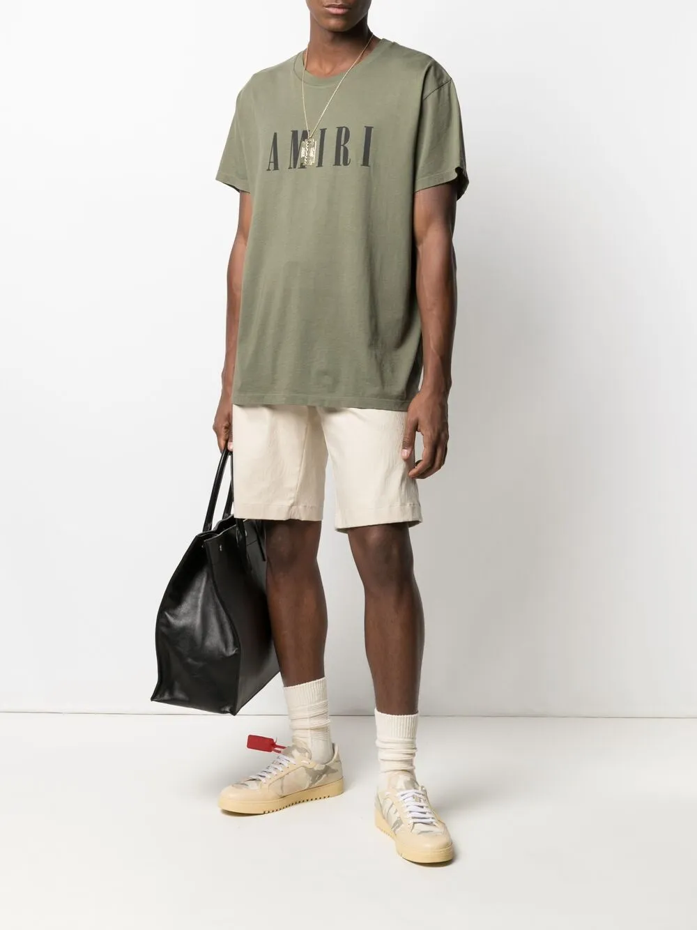 фото Amiri футболка с короткими рукавами и логотипом