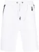 Image 1 of Karl Lagerfeld logo patch knee-length shorts