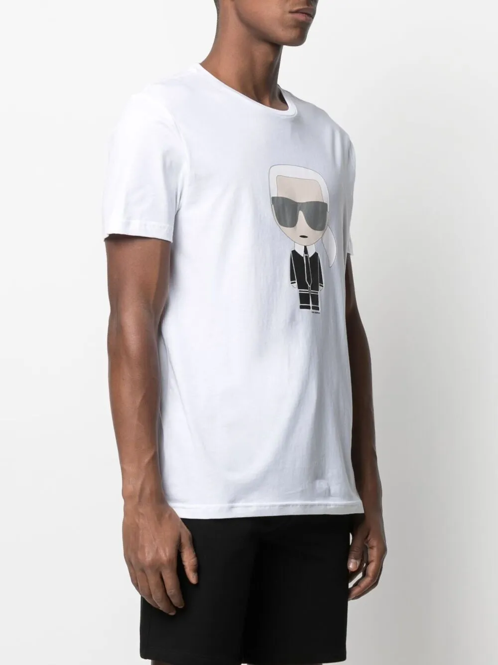 фото Karl lagerfeld футболка ikonik с короткими рукавами