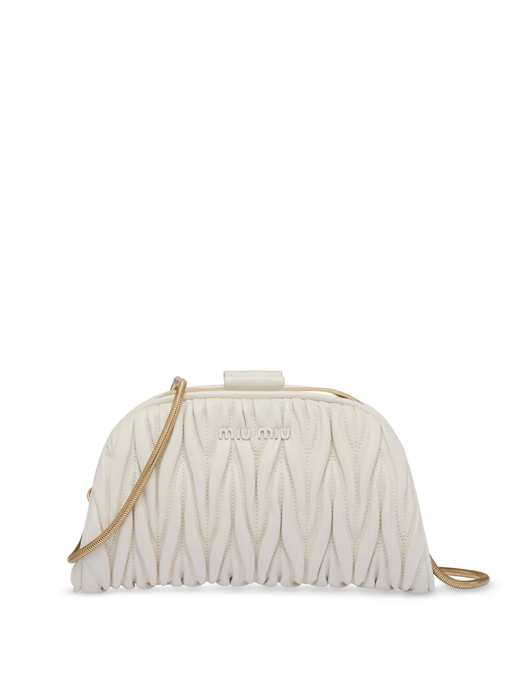Image 1 of Miu Miu matelassé nappa leather handbag