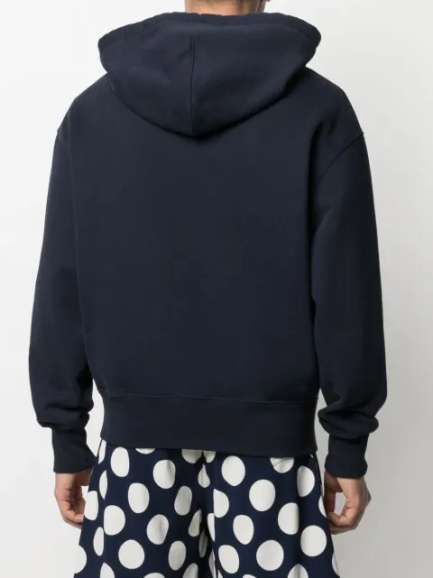 ami paris grey moletom com capuz