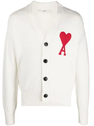 AMI Paris Ami De Coeur Cardigan - Farfetch