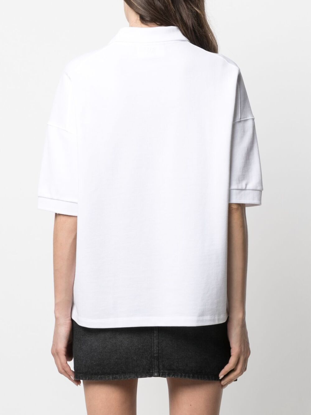 AMI Paris Ami De Coeur Polo Top - Farfetch