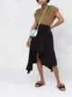 Image 2 of Sacai asymmetric draped high-waisted skirt