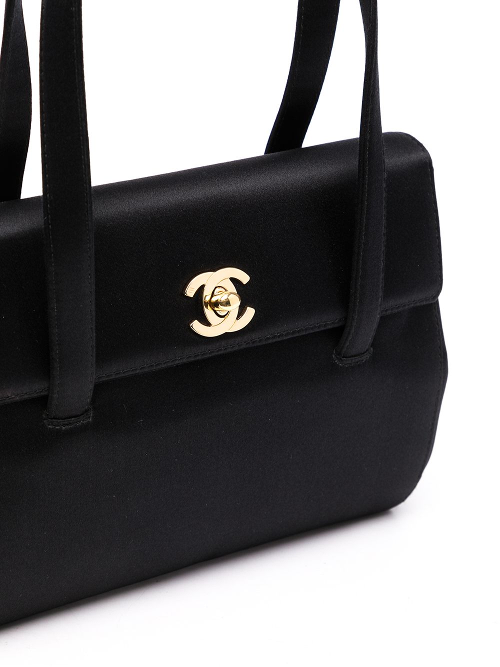 фото Chanel pre-owned маленькая сумка-тоут 1998-го года с логотипом cc