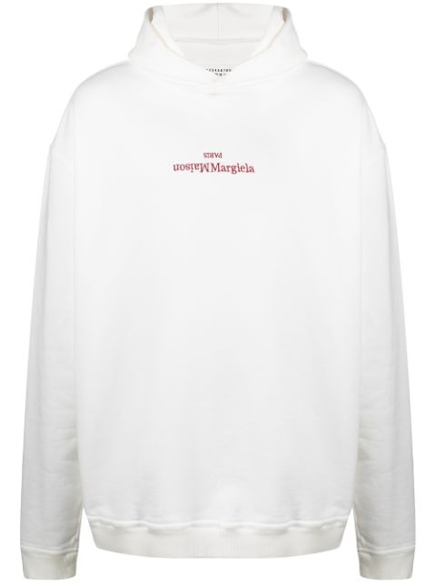 Maison Margiela logo embroidery hoodie Men