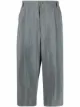 Image 1 of Giorgio Armani cropped silk-blend trousers