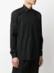 John Richmond long-sleeve logo-print shirt