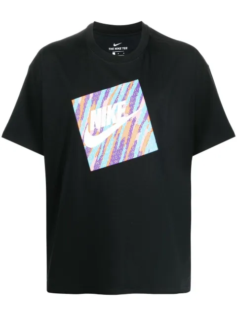 Nike black logo print T-shirt for men 